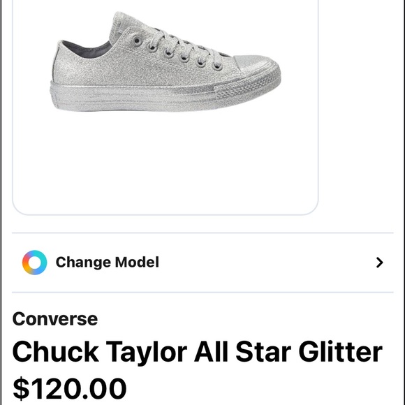 Converse Chuck Taylor All Star Glitter 10 Womens - Picture 8 of 8